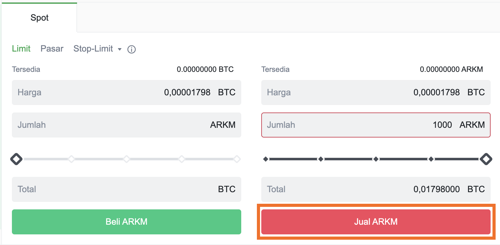 klik tombol jual arkm di website tokocrypto.png