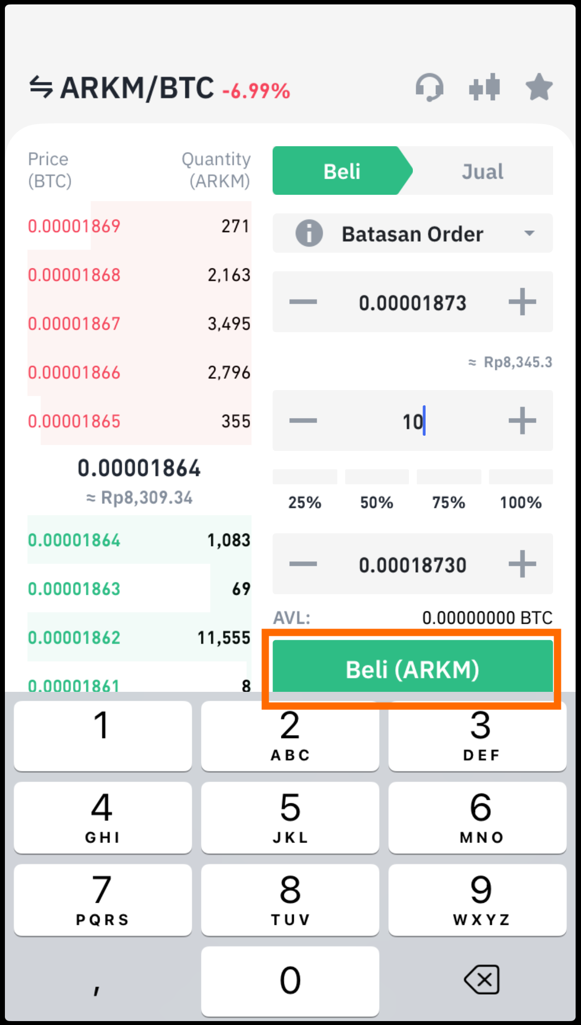 klik tombol beli arkm di aplikasi tokocrypto.png