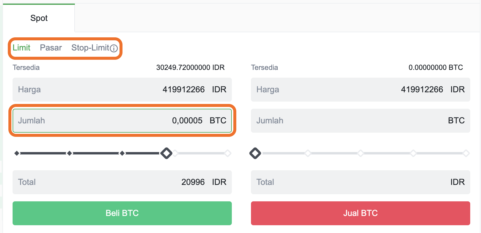 cara beli bitcoin tokocrypto - isi jumlah btc .png
