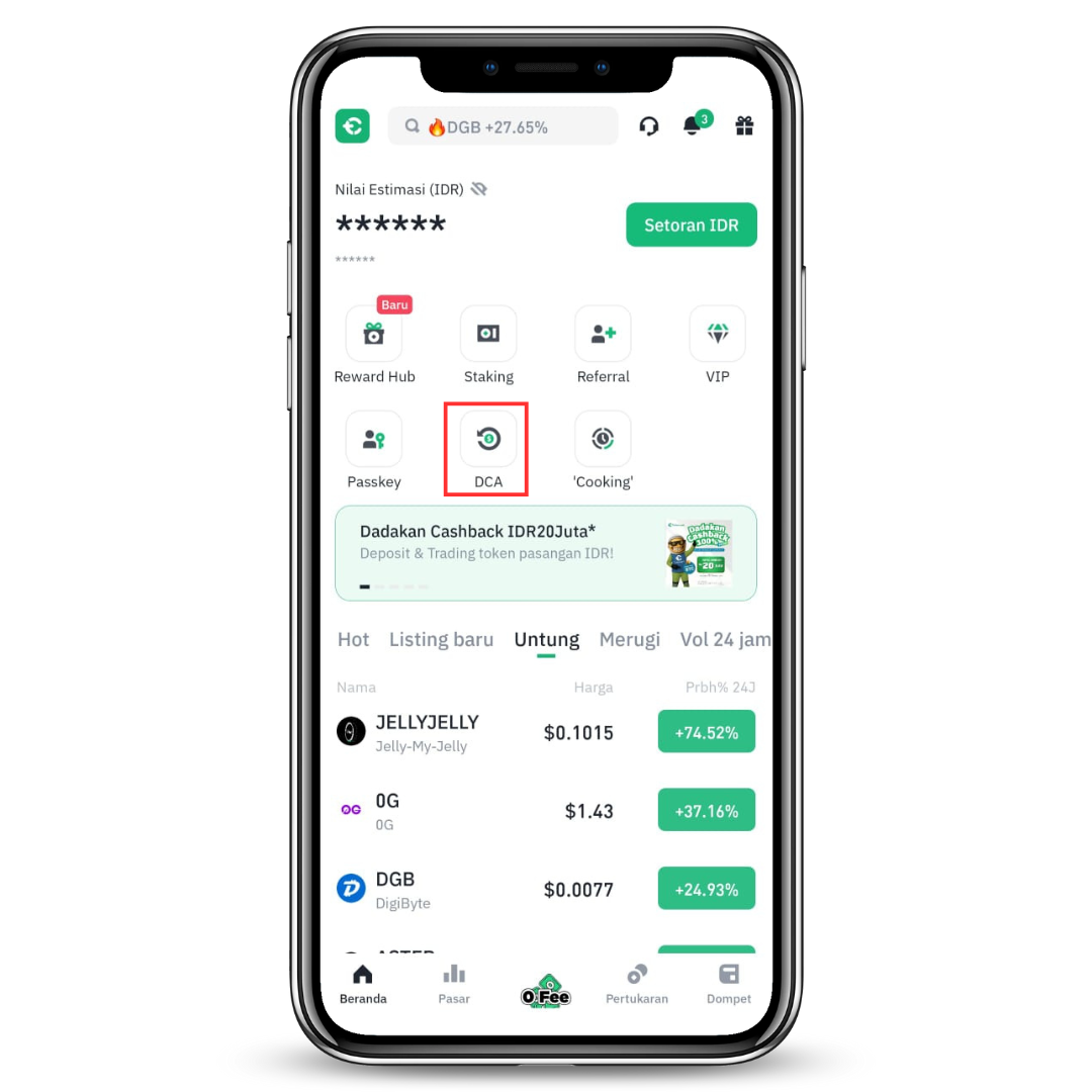 Cara Mudah Pakai Fitur Recurring Buy (DCA) di Aplikasi Tokocrypto –  Tokocrypto