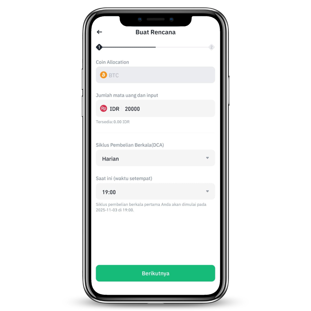 Cara Mudah Pakai Fitur Recurring Buy (DCA) di Aplikasi Tokocrypto –  Tokocrypto