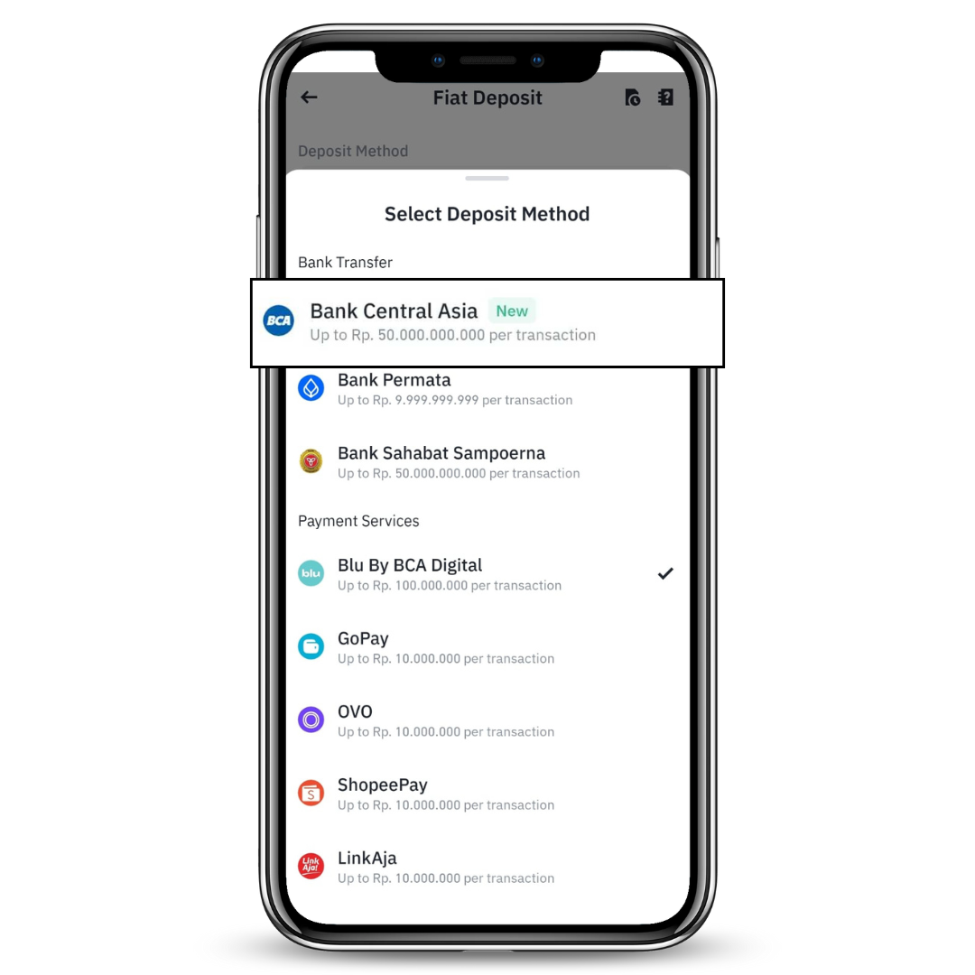 Tokocrypto Now Supports Deposits via Bank Central Asia (BCA) – Tokocrypto